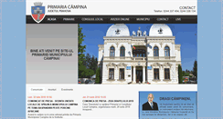 Desktop Screenshot of primariacampina.ro