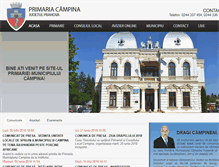 Tablet Screenshot of primariacampina.ro